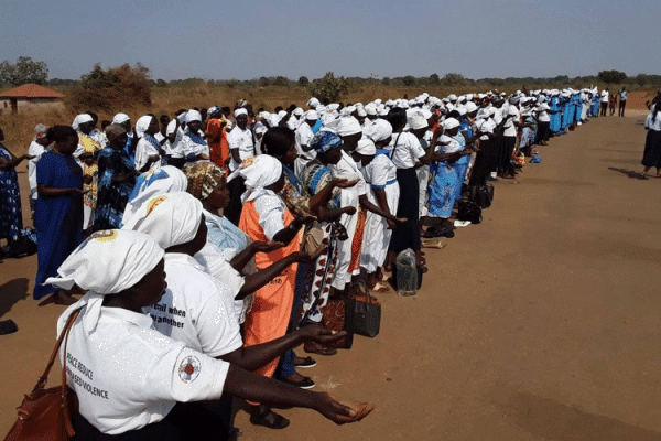 Christian women members of South Sudan Church Council (SSCC) in Juba during their daylong meeting to fast and pray for peace in South Sudan on January 25, 2020. / ACI Africa