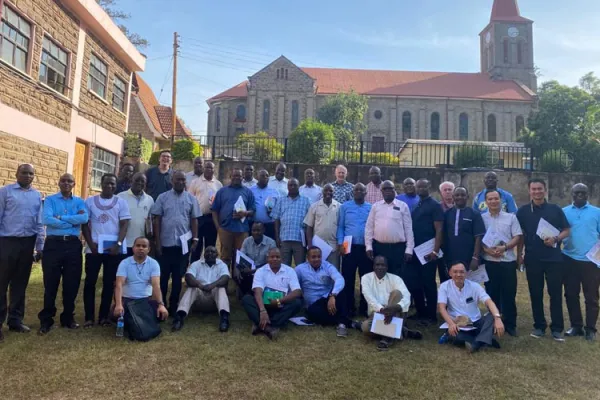 Participants and facilitators in the two-day conference of Spiritans in Kenya on “Safeguarding and Care of Self” held at St. Austin’s Msongari Parish of Nairobi Archdiocese 14-15 February 2023. Credit: ACI Africa