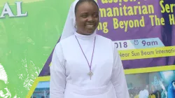 Sr. Anthonia Orji, DSP, Education Officer and Manager of the Welfare, Empowerment Mobility (WEM)  in Accra Archdiocese. / Rays of Hope WEM Centre