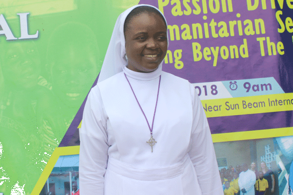 Sr. Anthonia Orji, DSP, Education Officer and Manager of the Welfare, Empowerment Mobility (WEM)  in Accra Archdiocese. / Rays of Hope WEM Centre