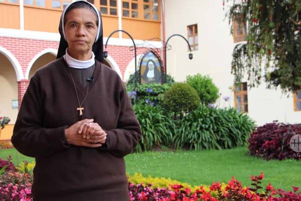 Sr. Gloria Cecilia Narváez, the Colombian Catholic Nun who was released in October last year in Mali after spending close to five years in captivity. Credit: ACN