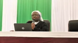 Sr. Mary Nzilani during her presentation on the second day of the biannual Pan African Congress on Theology in Nairobi. Credit: ACI Africa