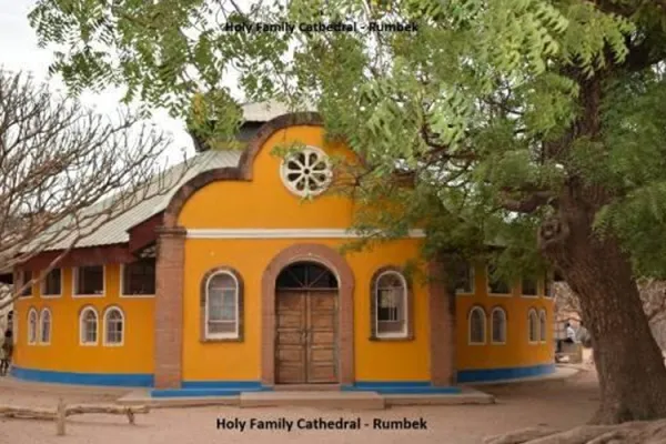 The Holy Family Cathedral of South Sudan's Rumbek Diocese. Credit: Courtesy Photo