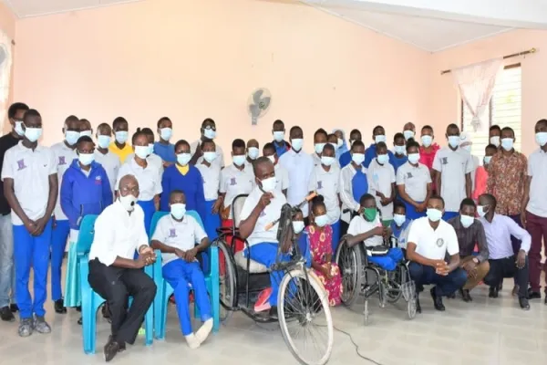 Catholic Bishops in Tanzania facilitate training of special needs groups on COVID-19 prevention. Credit: