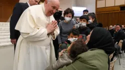 Pope Francis’ general audience in the Paul VI Hall at the Vatican, Dec. 22, 2021. Vatican Media.