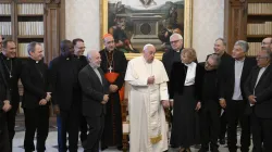 Pope Francis speaks to members of the International Theological Commission at the Vatican on Thursday, Nov. 28, 2024. / Vatican Media