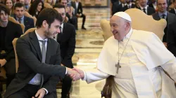 Pope Francis greets members of Italy’s National Youth Council at the Vatican on Nov. 16, 2024. / Credit: Vatican Media