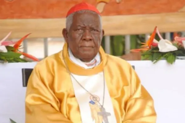 The Late Archbishop emeritus of Cameroon's Douala Archdiocese, Christian Cardinal Tumi who was laid to rest on 20 April 2021. Courtesy Photo