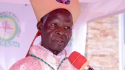 Bishop Matthias Ssekamanya during the 6th graduation ceremony of St. Francis Schools of Health Sciences (SFRASH) in Uganda’s Catholic Diocese of Lugazi. Credit: Ugandan Catholics Online