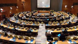 The General Assembly Hall of the UN. Credit: OCHA