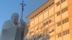 Rome’s Gemelli Hospital, pictured on July 5, 2021, as Pope Francis convalesces after a surgery. | Courtney Mares/CNA.