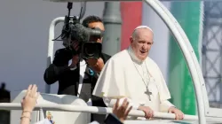 Pope Francis in Budapest, Hungary, on Sept. 12, 2021. | Daniel Ibanez/CNA