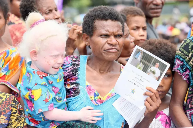 Local Catholics gather to meet Pope Francis in Vanimo, Papua New Guinea, Sept. 8, 2024