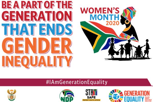 Official Logo for the Women's Day celebration in South Africa.