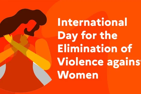 Logo for the International Day for the Elimination of Violence against Women to be marked Wednesday, November 25.