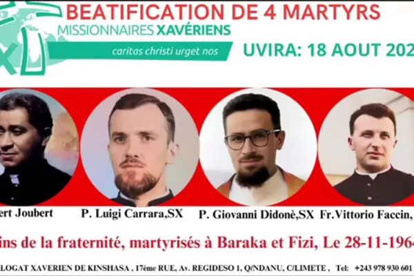 “Cause for joy”: Catholic Bishops in Bukavu Province on Planned Beatification of Four Martyrs in Uvira Diocese