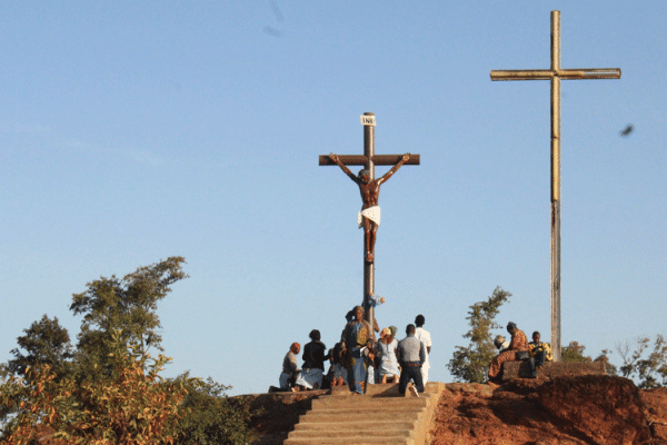 Catholics pray for peace in Burkina Faso at the Shrine of Our Lady of Yagma on November 24, 2019 / ACI Africa