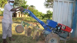 A hand tractor used for ploughing at St. Albert’s farm Zimbabwe. Credit: Catholic Churchnews Zimbabwe