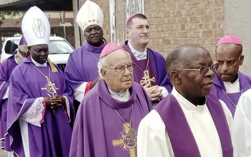 Members of the Zimbabwe Catholic Bishops' Conference (ZCBC). Credit: ZCBC