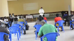 Bishop George Desmond Tambala of Malawi’s Zomba Diocese addressing participants at the start of the two-day training for Priests, chiefs and head teachers on ways of improving lives of people with albinism through access to justice and quality health care services. / Zomba Diocese,