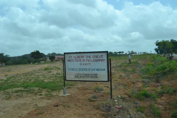 Entrance to the Christ the King Major Seminary in Nigeria’s Kafanchan Diocese where three seminarians were abducted. Credit: Courtesy Photo