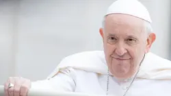 Pope Francis in St. Peter’s Square on March 8, 2023. | Daniel Ibáñez/CNA