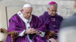 Pope Francis presided over Mass at the Rome War Cemetery for the Commemoration of All the Faithful Departed, All Souls' Day, on Nov. 2, 2023. | Daniel Ibáñez/EWTN/Vatican Pool