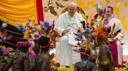 Pope Francis visits the Caritas Technical Secondary School in Port Moresby, Papua New Guinea, Sept. 7, 2024. / Credit: Daniel Ibáñez/CNA