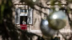 Pope Francis prays the Angelus on the feast of the Immaculate Conception, Dec. 8, 2024. / Credit: Daniel Ibáñez/CNA