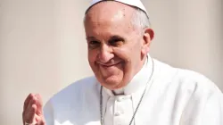 Pope Francis, pictured April 17, 2013. Credit: Mazur/catholicnews.org.uk.