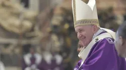 Pope Francis offers Mass in St. Peter's Basilica Dec. 1, 2019. Credit: Vatican Media/CNA.