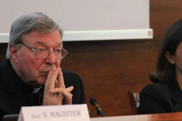 Cardinal George Pell in the Vatican, 2014. Credit: Bohumil Petrik/CNA