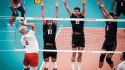 Iran and Poland compete in the volleyball tournament of the 2020 Summer Olympics in Tokyo, Japan. Tasnim News Agency via Wikimedia (CC BY 4.0).