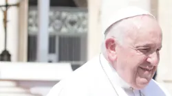 Pope Francis at his general audience in St Peter’s Square on May 31, 2023. | Adi Zace/EWTN