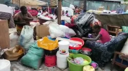 Displaced people at Mukuru kwa Njenga, slum served by St. Mary's Catholic Church in Kenya's Archdiocese of Nairobi. Credit: Fr. John Munjuri