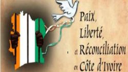 Poster for Peace, Freedom and Reconciliation Campaign in Ivory Coast