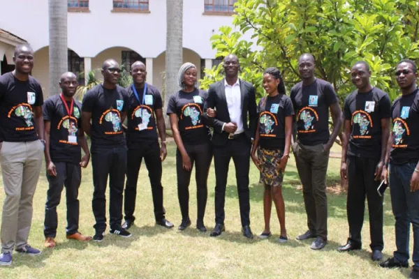 Leaders of the Kenya-based African Youths Renewal Movement (AYRM) seeking to promote unity in diversity in Africa by engaging the youth / African Youths Renewal Movement (AYRM)