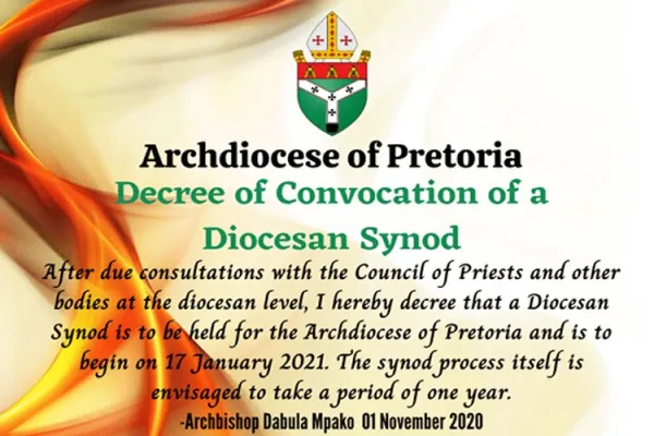 Southern Africa’s Pastoral Plan to Provide Context for Planned Pretoria Diocesan Synod