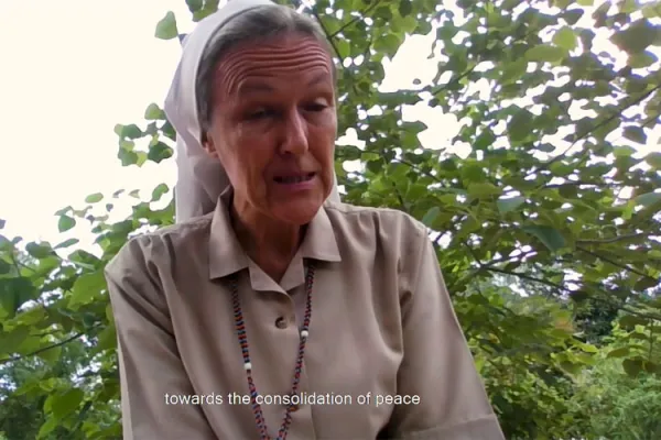 Screengrab of Sr. Elena Balatti. Credit: Pax Christi International/Youtube