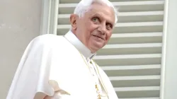 Pope Benedict XVI on April 21, 2007, in Vigevano, Italy. / Credit: miqu77/Shutterstock