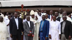 Bishop Michael Cornelius Odiwa and religious leaders after Holy mass. Credit: Homabay Diocese