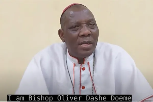 Bishop Oliver Dashe Doeme o Nigeria's Maiduguri Diocese. Credit: Aid to the Church in Need (ACN)
