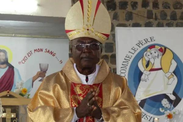 Bishop Paul Lontsié-Keuné, transferred from Cameroon’s Yokadouma Diocese to the Episcopal See of Bafoussam. Credit: Diocese of Bafoussam