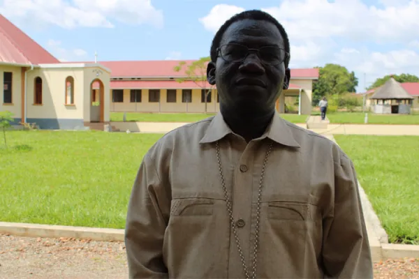 Bishop Stephen Nyodho of Malakal diocese at Good Shepherd Peace Center, Juba, South Sudan on 25 October 2019. He had just spoken to ACI Africa about the challenge of flooding in his diocese. / ACI Africa