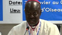 Bishop Mathieu Madega Lebouakehan of Gabon’s Mouila diocese who is at the helm of the Bishops’ Conference.