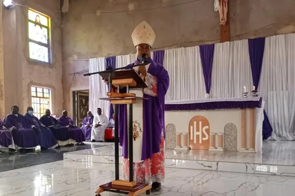 Bishop Peter Ebere Okpaleke of Nigeria's Ekwulobia Diocese. Credit: Ekwulobia Diocese