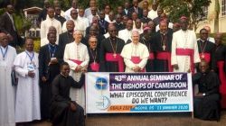 Bishops of the National Episcopal Conference of Cameroon at their 43rd Plenary Assembly in Obala.