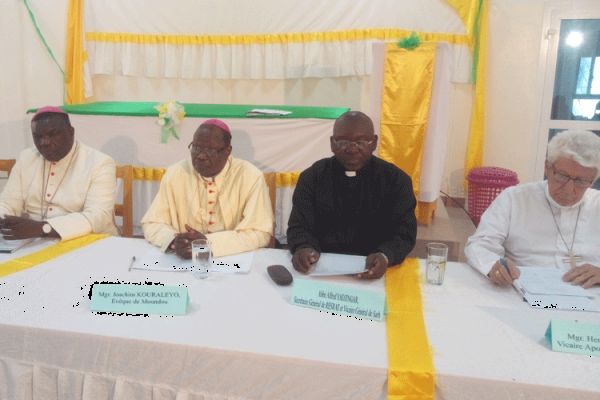 Bishops in Chad during the official presentation of their Christmas Message in Ndjamena, December 13, 2019