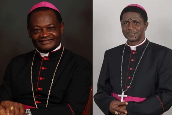 Archbishop Andrew Nkea Fuanya (right) and Bishop George Nkuo (Left), of Bamenda and Kumbo respectively. Two Bishops in the midst of the protracted Anglophone crisis in the Central African nation of Cameroon.