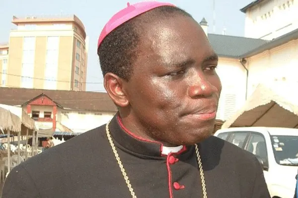 Bishop Christophe Zoa of Sangmelima diocese in Cameroon whose township has been hit by a wave of tribal violence